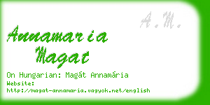 annamaria magat business card